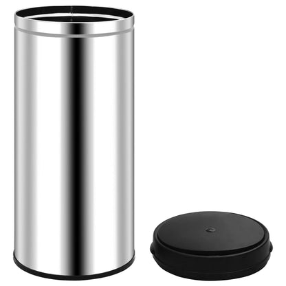 Automatic Sensor Dustbin 80 L Stainless Steel - OLBRIT