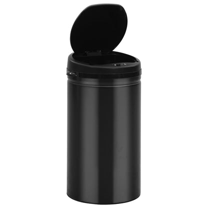 Automatic Sensor Dustbin 50 L Carbon Steel Black - OLBRIT