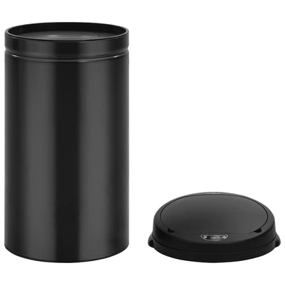 Automatic Sensor Dustbin 50 L Carbon Steel Black - OLBRIT