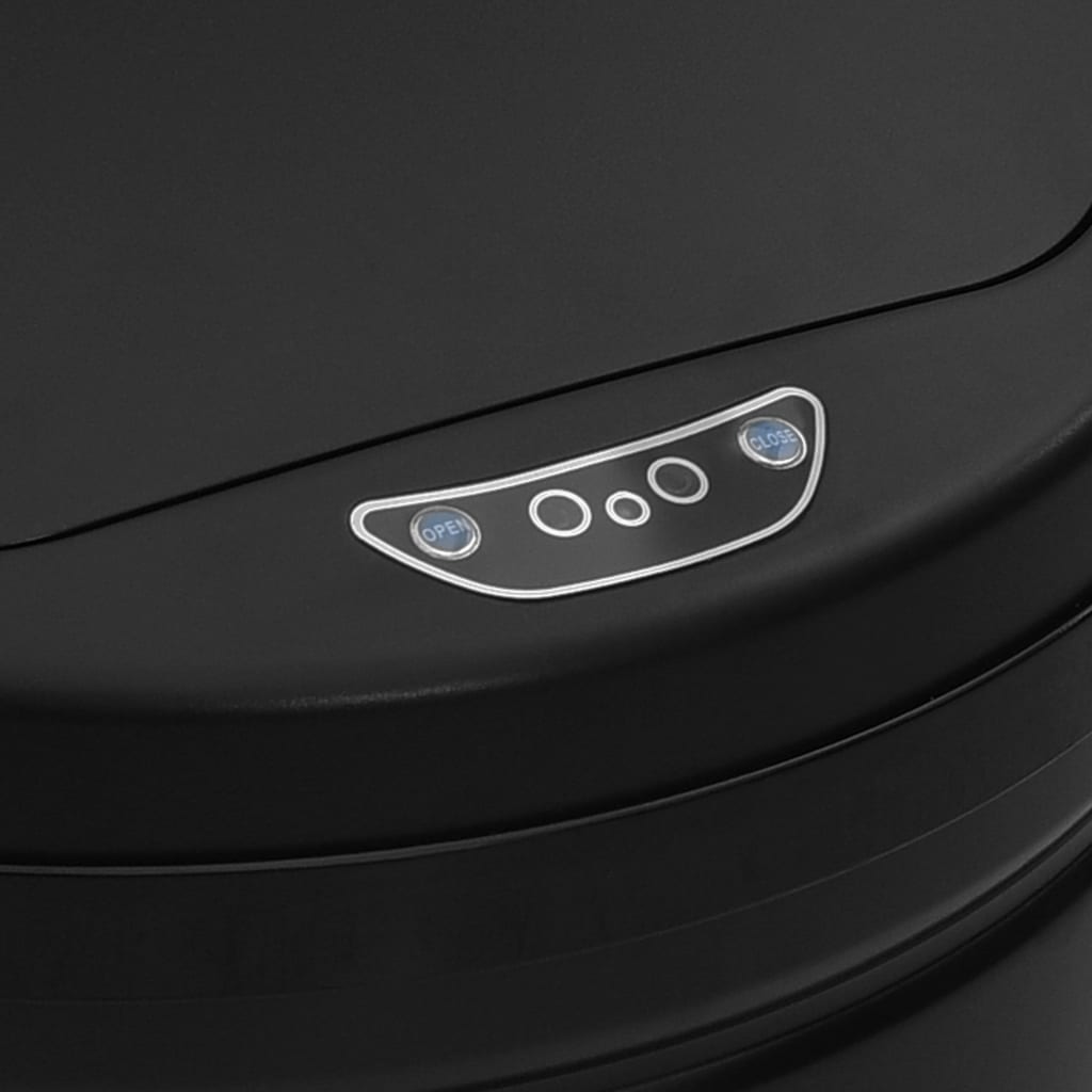 Automatic Sensor Dustbin 50 L Carbon Steel Black - OLBRIT