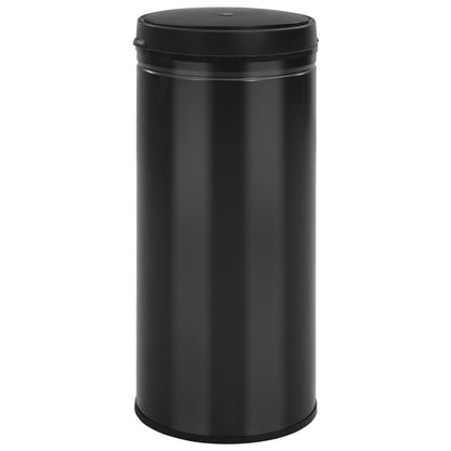 Automatic Sensor Dustbin 80 L Carbon Steel Black - OLBRIT