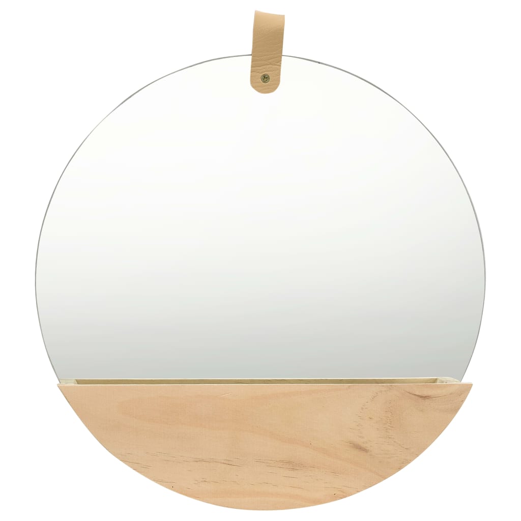 Wall Mirror Solid Pinewood 35 cm - OLBRIT