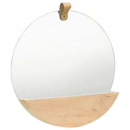 Wall Mirror Solid Pinewood 35 cm - OLBRIT