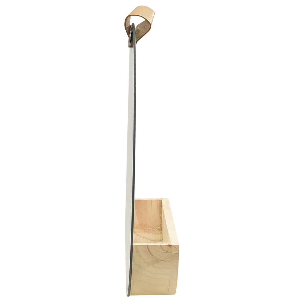 Wall Mirror Solid Pinewood 35 cm - OLBRIT