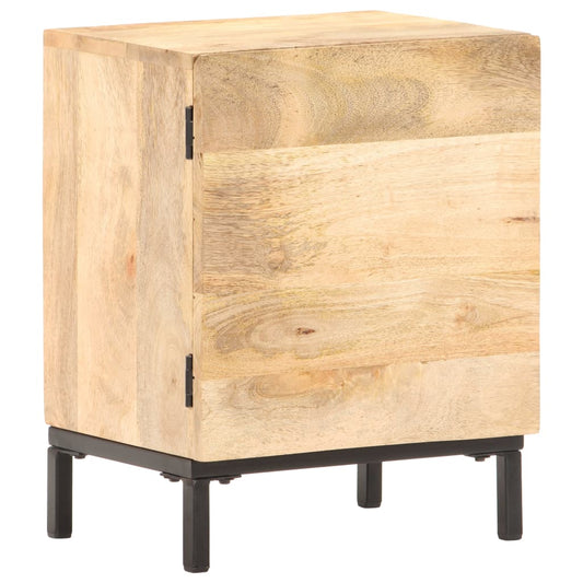Bedside Cabinet 40x30x51 cm Solid Mango Wood - OLBRIT