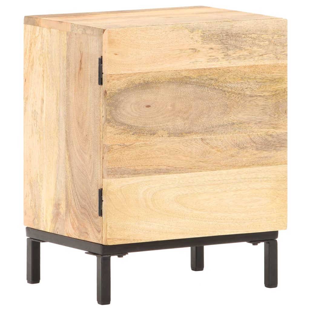 Bedside Cabinet 40x30x51 cm Solid Mango Wood - OLBRIT