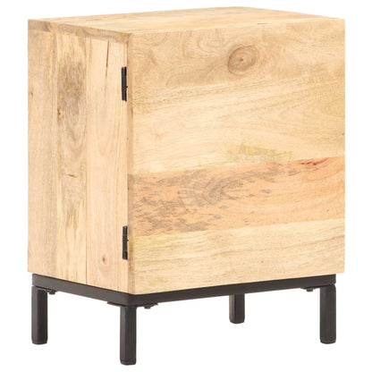 Bedside Cabinet 40x30x51 cm Solid Mango Wood - OLBRIT