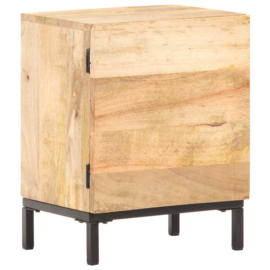 Bedside Cabinet 40x30x51 cm Solid Mango Wood - OLBRIT