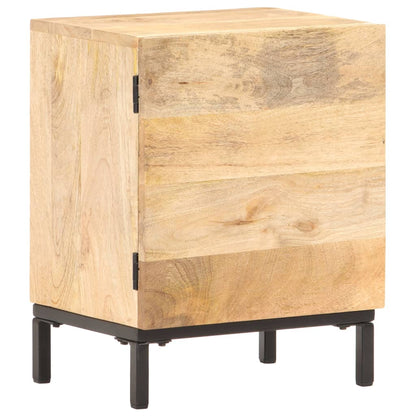 Bedside Cabinet 40x30x51 cm Solid Mango Wood - OLBRIT