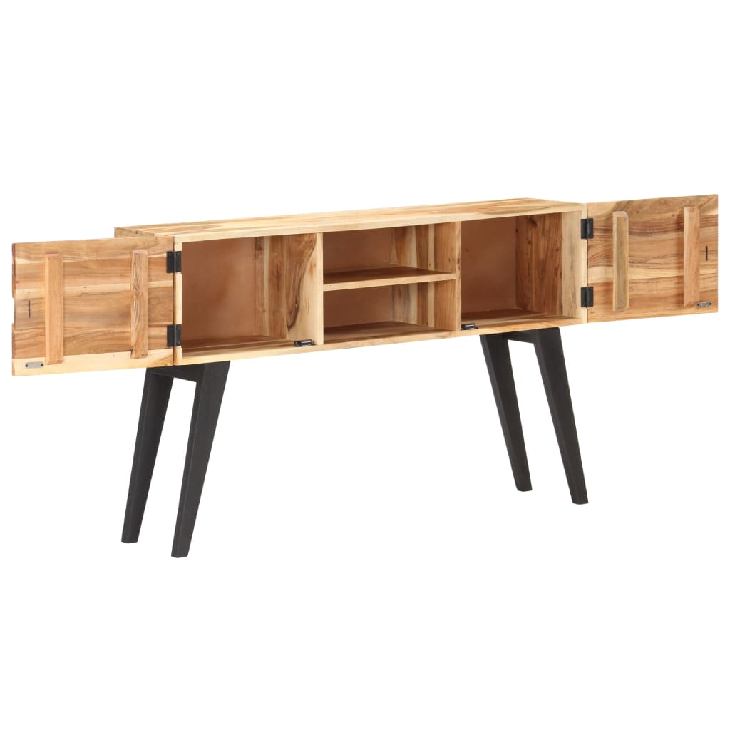 Sideboard 120x30x75 cm Solid Acacia Wood - OLBRIT