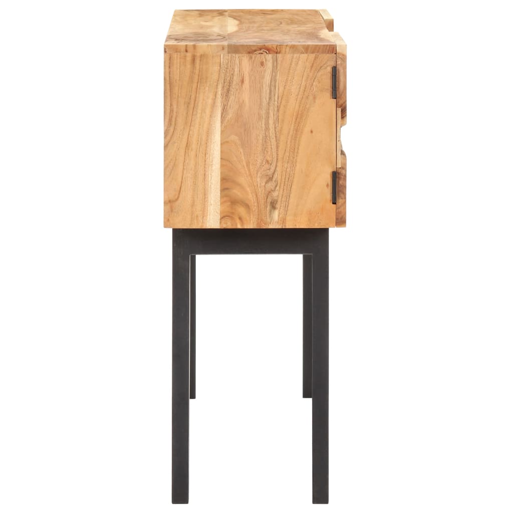Sideboard 120x30x75 cm Solid Acacia Wood - OLBRIT