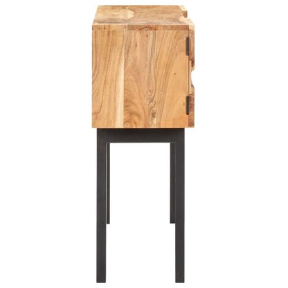 Sideboard 120x30x75 cm Solid Acacia Wood - OLBRIT