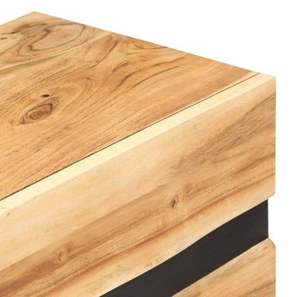Sideboard 120x30x75 cm Solid Acacia Wood - OLBRIT