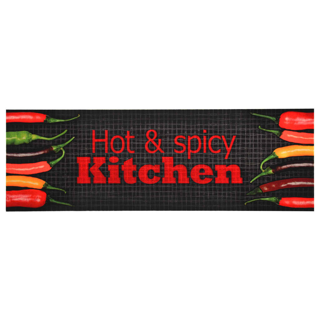 Kitchen Floor Mat Washable Hot & Spicy 60x180 cm - OLBRIT