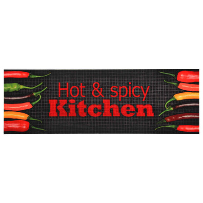 Kitchen Floor Mat Washable Hot & Spicy 60x180 cm - OLBRIT