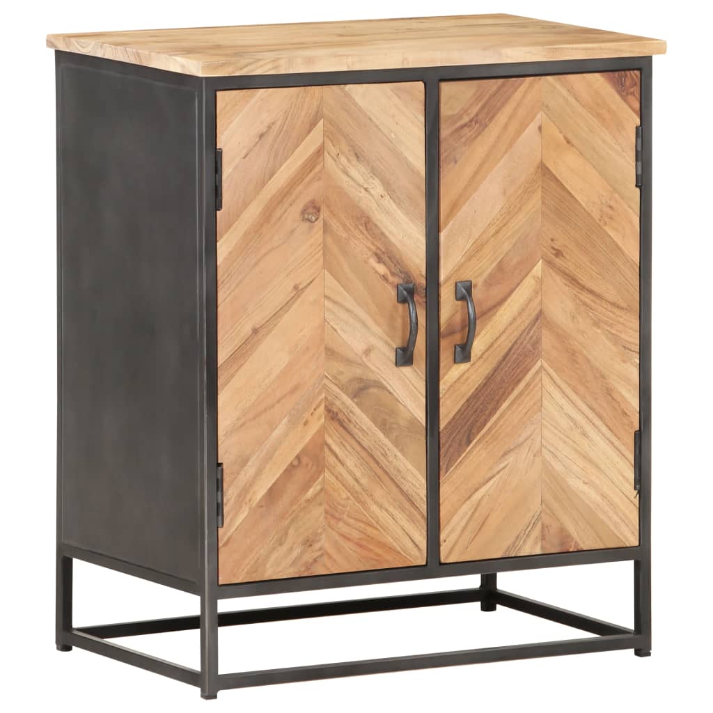 Sideboard 60x35x70 cm Solid Acacia Wood - OLBRIT