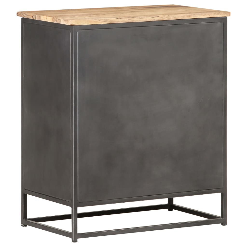 Sideboard 60x35x70 cm Solid Acacia Wood - OLBRIT