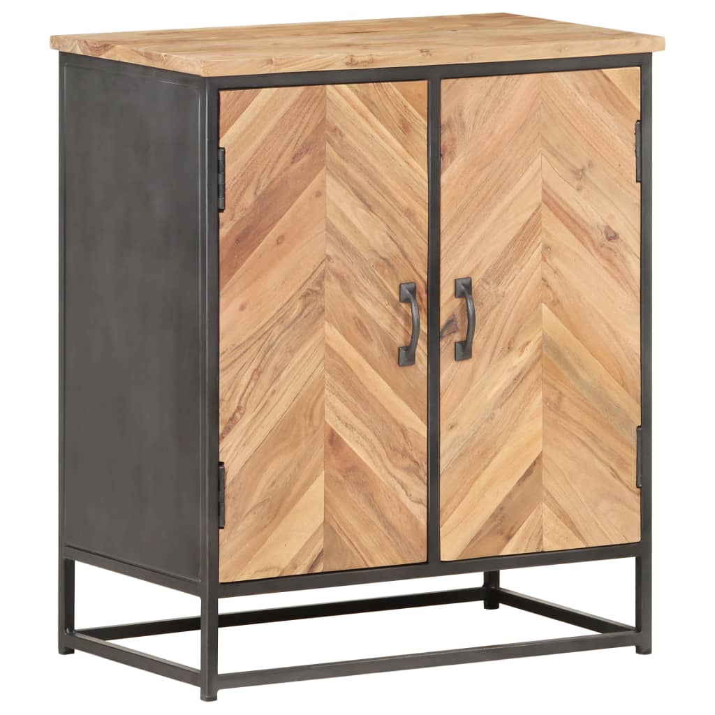 Sideboard 60x35x70 cm Solid Acacia Wood - OLBRIT