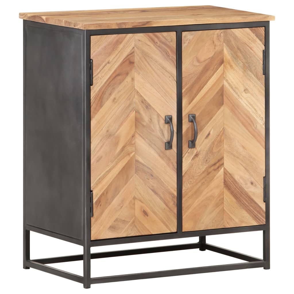 Sideboard 60x35x70 cm Solid Acacia Wood - OLBRIT