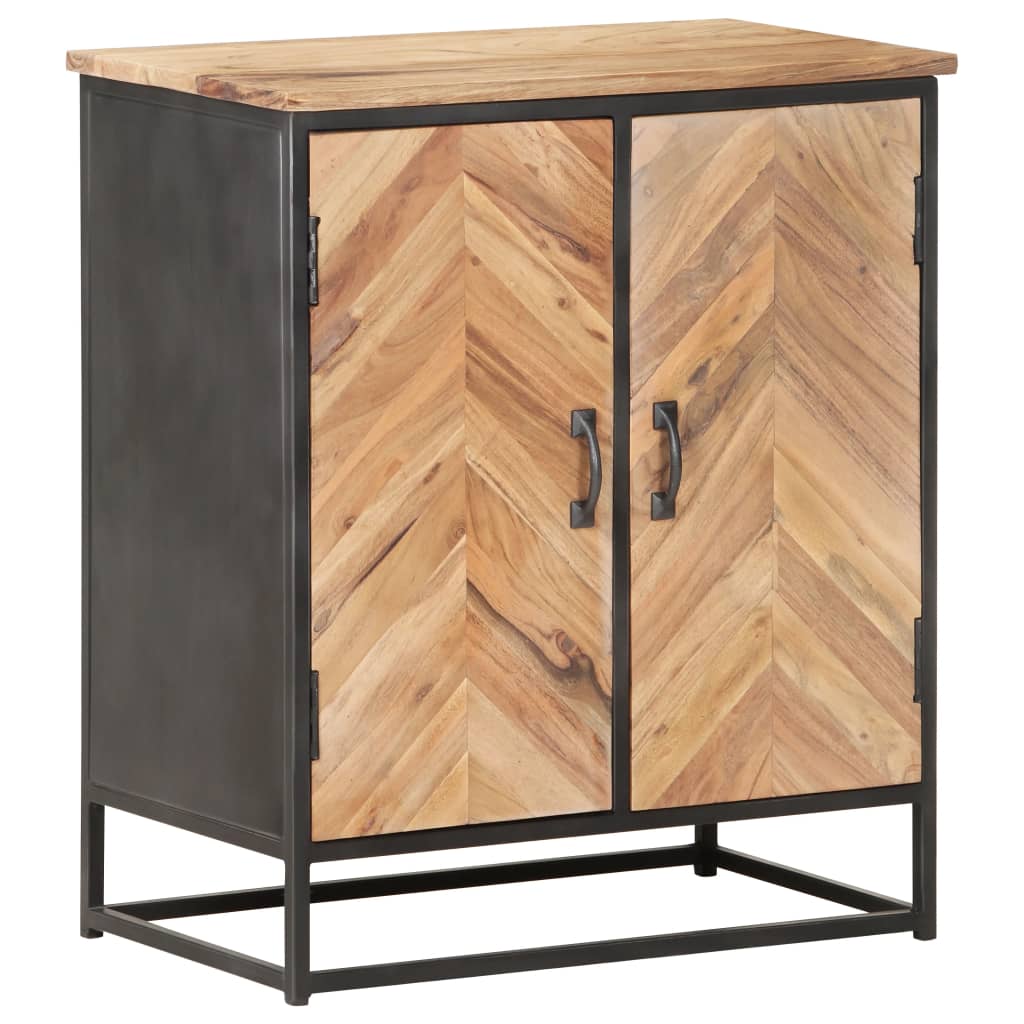 Sideboard 60x35x70 cm Solid Acacia Wood - OLBRIT