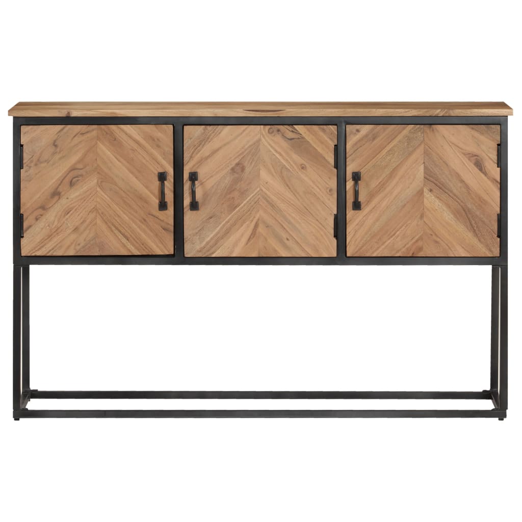 Sideboard 120x30x75 cm Solid Acacia Wood - OLBRIT