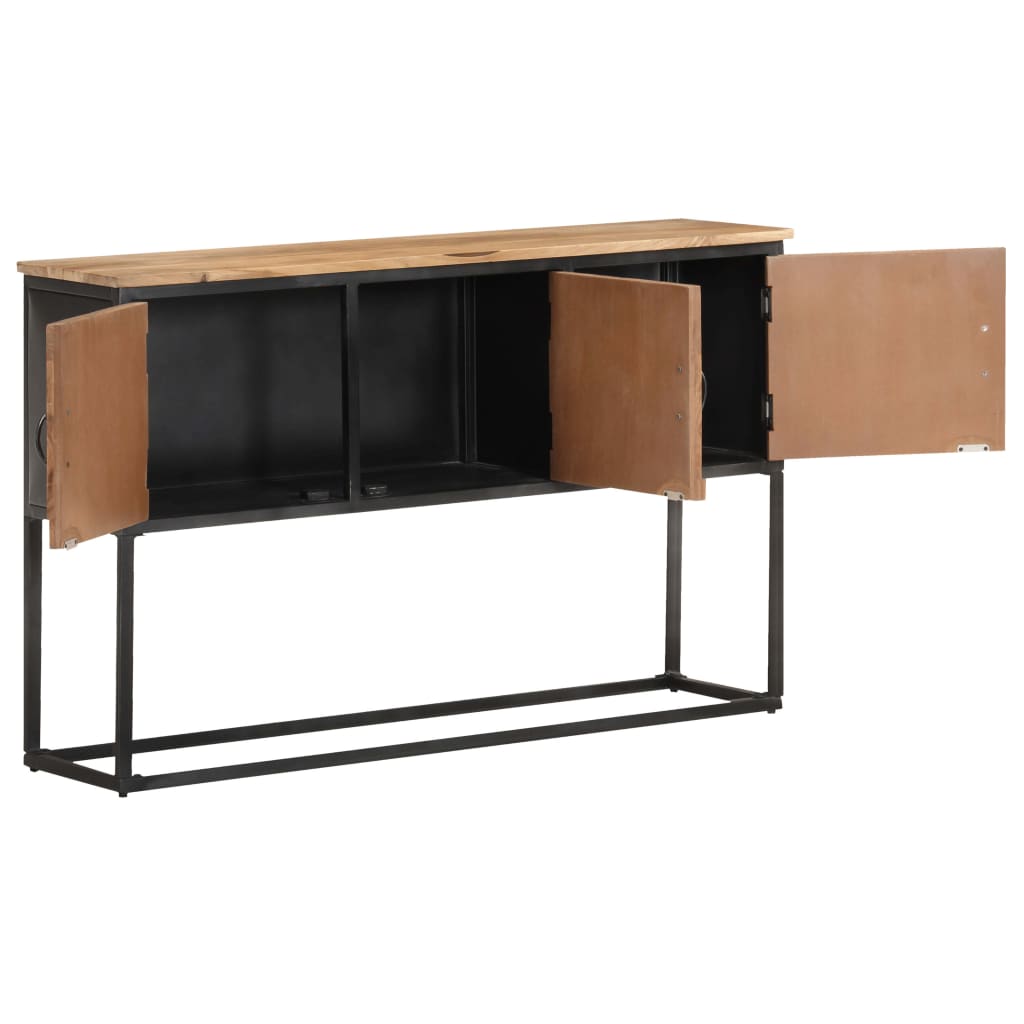 Sideboard 120x30x75 cm Solid Acacia Wood - OLBRIT