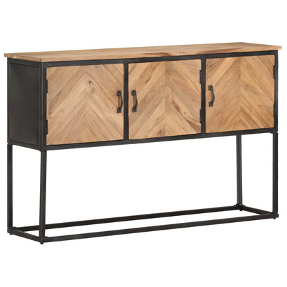 Sideboard 120x30x75 cm Solid Acacia Wood - OLBRIT
