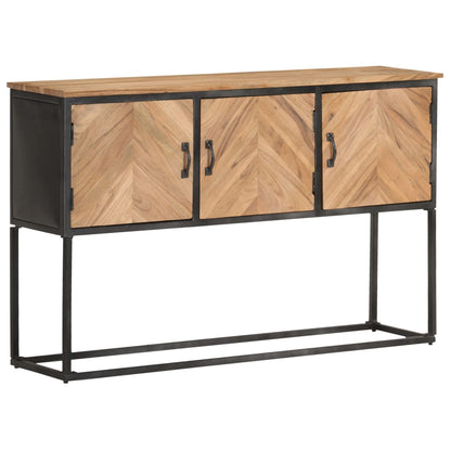 Sideboard 120x30x75 cm Solid Acacia Wood - OLBRIT