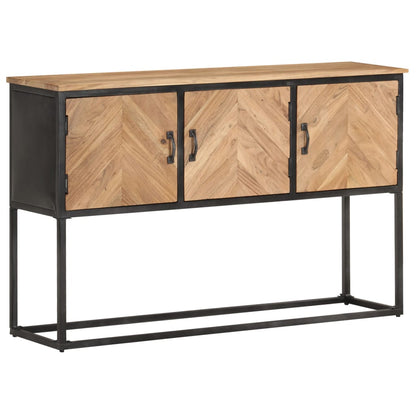 Sideboard 120x30x75 cm Solid Acacia Wood - OLBRIT
