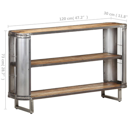 Sideboard 120x30x73 cm Solid Mango Wood - OLBRIT