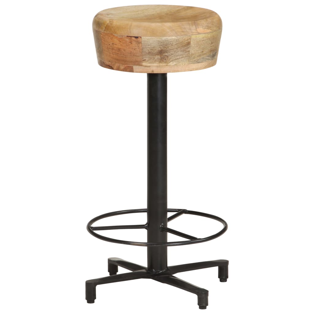 Bar Stools 2 pcs 66 cm Solid Mango Wood - OLBRIT
