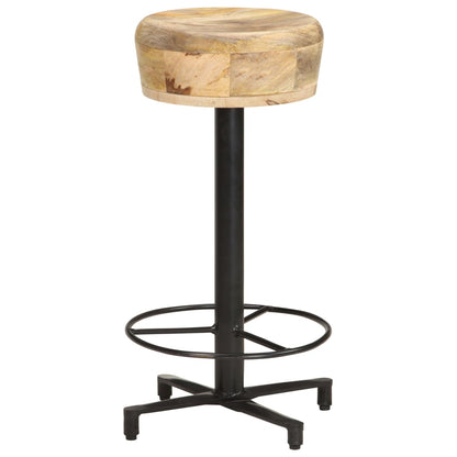 Bar Stools 2 pcs 66 cm Solid Mango Wood - OLBRIT