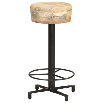 Bar Stools 2 pcs 66 cm Solid Mango Wood - OLBRIT