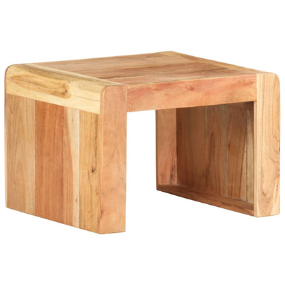 Side Table 43x40x30 cm Solid Acacia Wood - OLBRIT