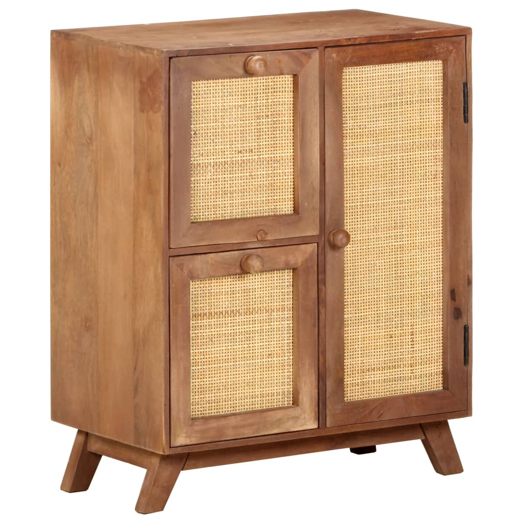 Sideboard 60x35x75 cm Solid Mango Wood - OLBRIT