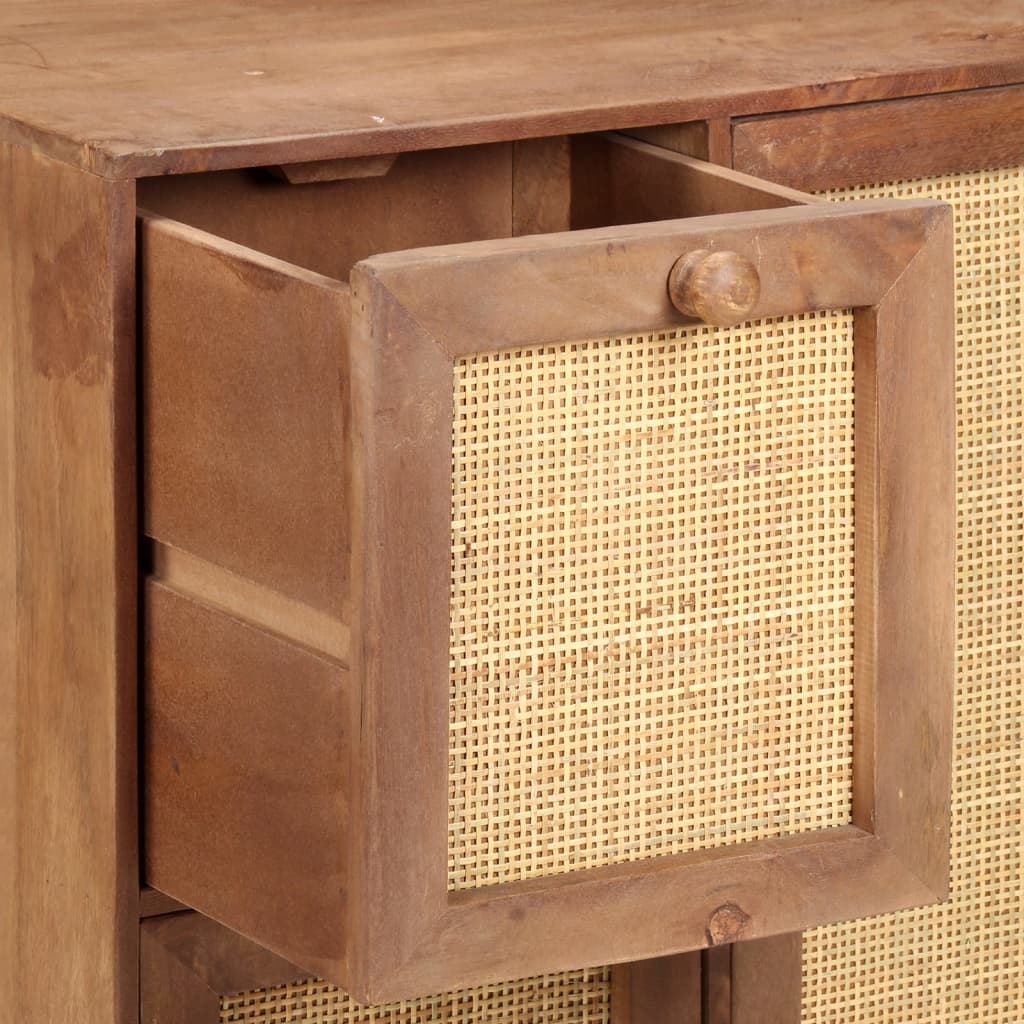 Sideboard 60x35x75 cm Solid Mango Wood - OLBRIT