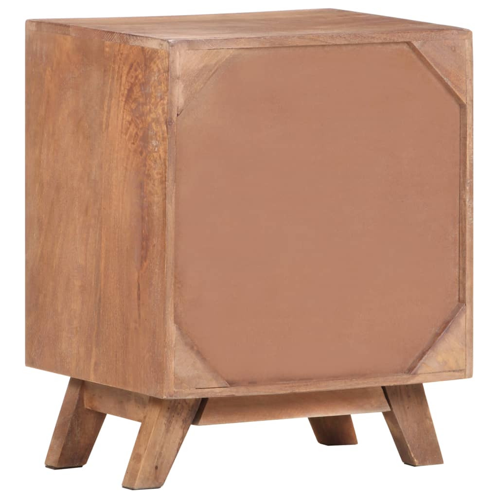 Bedside Cabinet 40x30x50 cm Solid Mango Wood - OLBRIT
