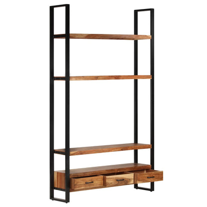 Highboard 118x30x200 cm Solid Acacia Wood - OLBRIT
