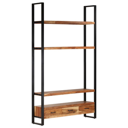 Highboard 118x30x200 cm Solid Acacia Wood - OLBRIT