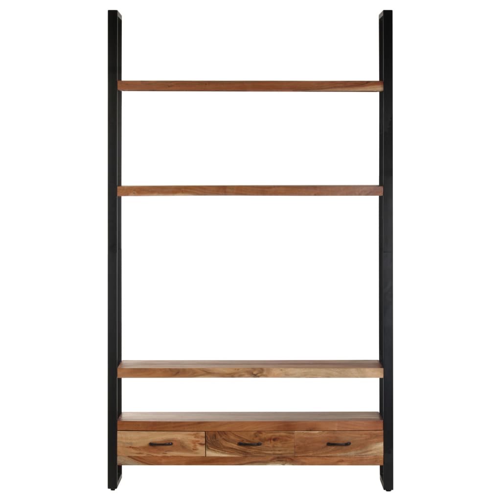 Highboard 118x30x200 cm Solid Acacia Wood - OLBRIT