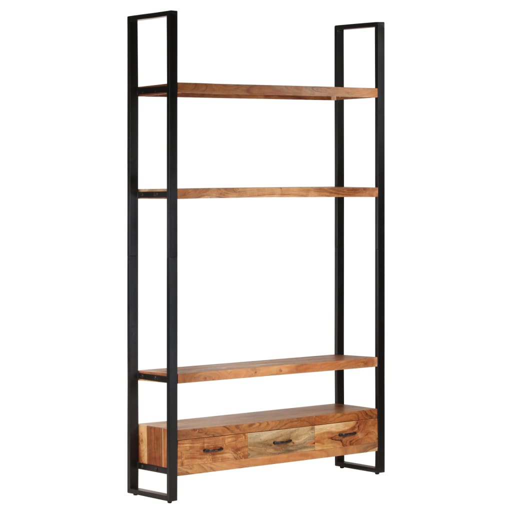 Highboard 118x30x200 cm Solid Acacia Wood - OLBRIT