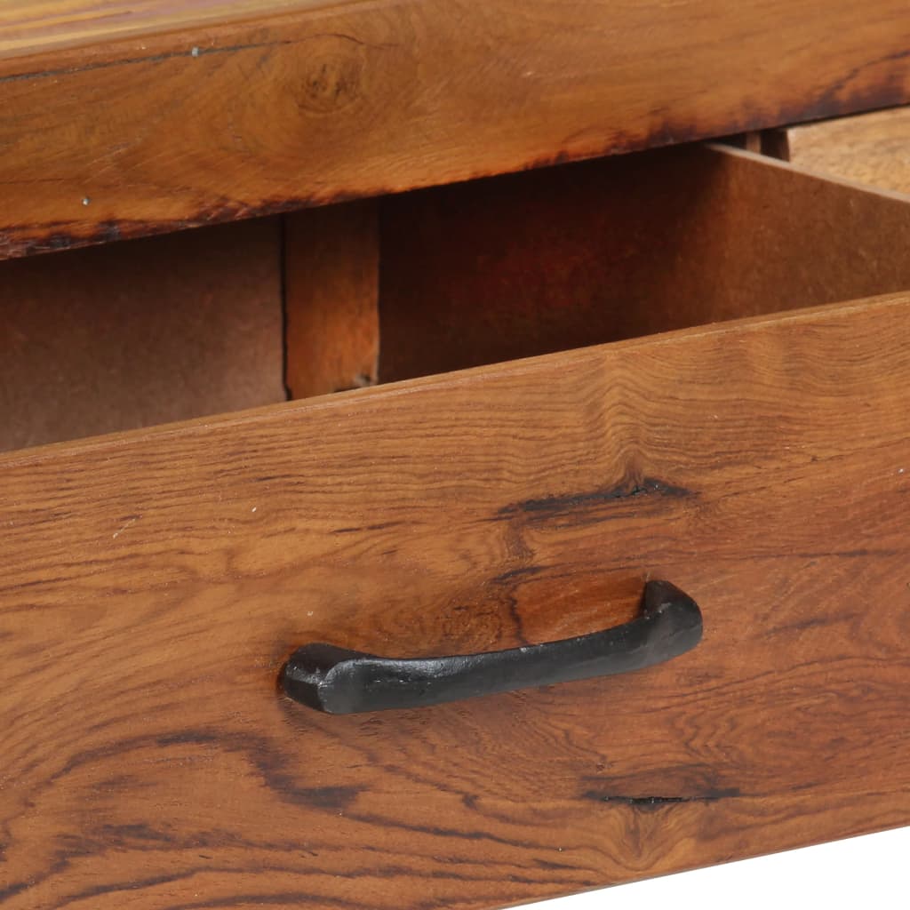 Highboard 118x30x200 cm Solid Reclaimed Wood - OLBRIT