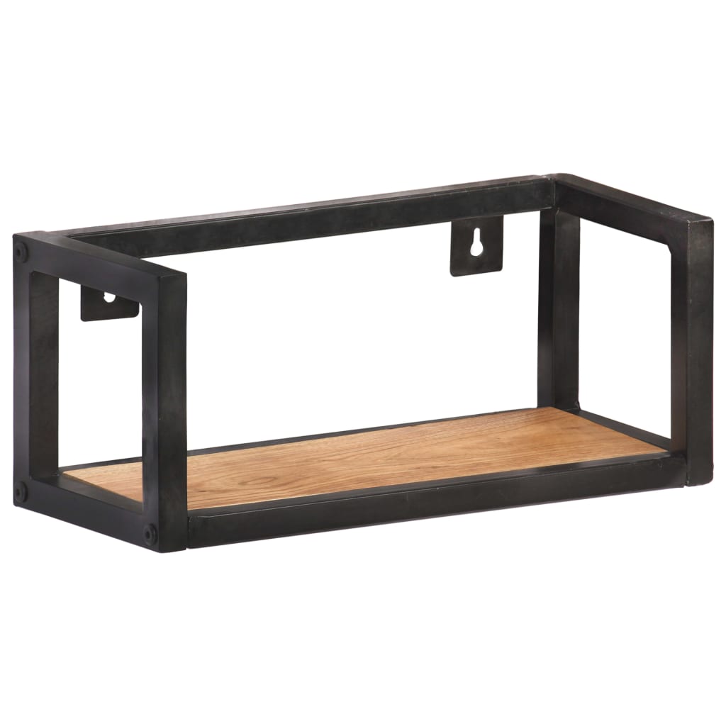 Wall Shelves 2 pcs 40 cm Solid Acacia Wood - OLBRIT