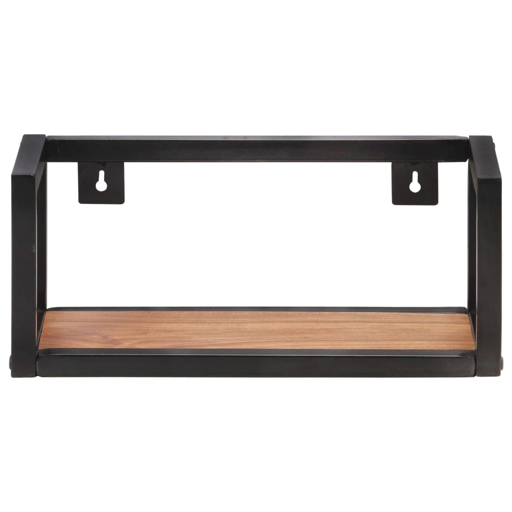 Wall Shelves 2 pcs 40 cm Solid Acacia Wood - OLBRIT