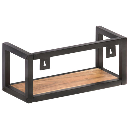 Wall Shelves 2 pcs 40 cm Solid Acacia Wood - OLBRIT