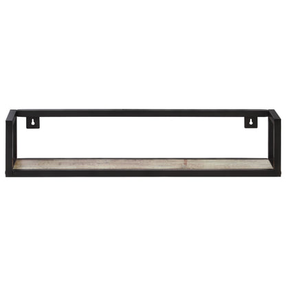 Wall Shelves 2 pcs 80 cm Solid Reclaimed Wood - OLBRIT