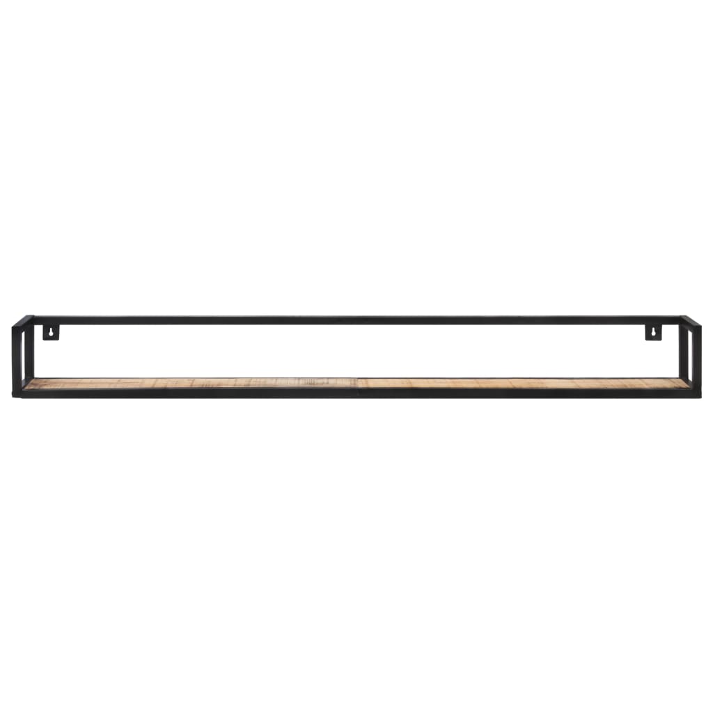 Wall Shelves 2 pcs 160 cm Rough Mango Wood - OLBRIT