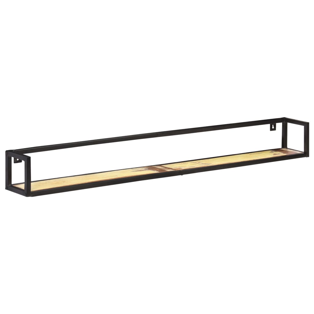 Wall Shelves 2 pcs 160 cm Solid Reclaimed Wood - OLBRIT