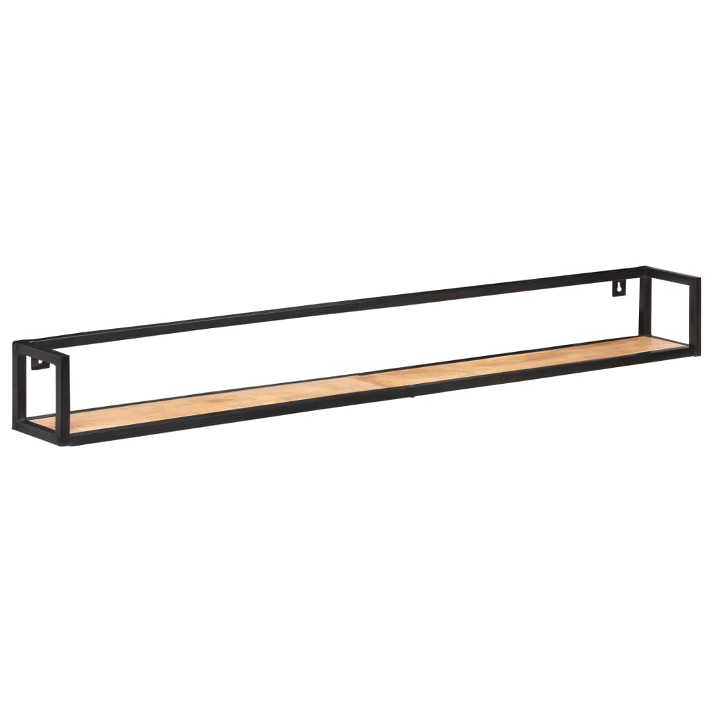 Wall Shelves 2 pcs 160 cm Solid Acacia Wood - OLBRIT