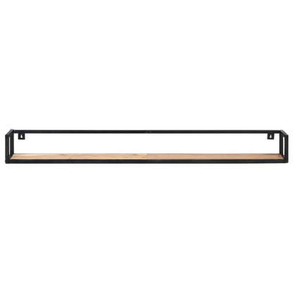 Wall Shelves 2 pcs 160 cm Solid Acacia Wood - OLBRIT